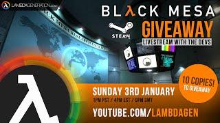 Black Mesa Livestream with the Crowbar Collective Developers