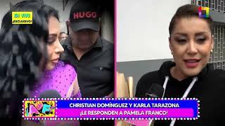 Amor y Fuego - SET 05 - CHRISTIAN DOMÍNGUEZ Y KARLA TARAZONA ¡LE RESPONDEN A PAMELA FRANCO! | Willax