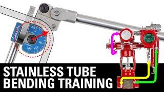 Bending Stainless Tubing on a Pneumatic Oil & Gas Valve