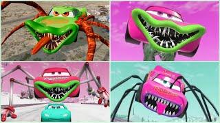 Lightning McQueen Eater VS Spider McQueen Eater