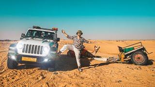 Dune Bashing on My Wrangler Rubicon in Jaisalmer