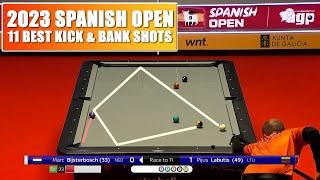 TOP 11 BEST BANK & KICK SHOTS | 2023 SPANISH OPEN (9-Ball Pool)