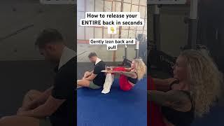How to crack your back in seconds at home