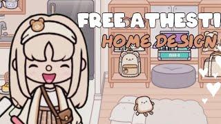 Free athestic home design # Toca boca #Toca boca beauty