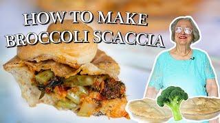 Broccoli Scaccia | Kitchen on the Cliff with Giovanna Bellia LaMarca