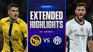 Young Boys vs. Inter: Extended Highlights | UCL League Phase MD 3 | CBS Sports Golazo