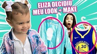 MEU BEBÊ DECIDIU MEU LOOK E MAQUIAGEM para encontrar amiga no shopping | kathy castricini