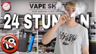 24 STUNDEN Lang VAPE Dampfen ‍ Challenge