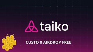 TAIKO Airdrop Gratuito Com Interações Inéditas !! Pode pagar muita grana com custo 0.