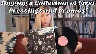 Digging Through A DJ Collection Of Promo/1st Pressing Vinyl Records!