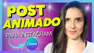 Como fazer post animado para instagram no canva pelo celular | Efeito ondas animadas no canva