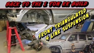 Triangulated 4 Link Front Suspension for the 1 Ton KK Liberty - Barnes 4wd
