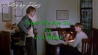 Poetry by Films - Now We Are Six by AA Milne