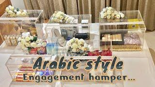 Arabic style engagement hamper | malayalam | kraft area