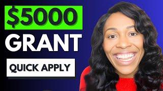 $5000 Business Grant | QUICK APPLY | FREE MONEY For Business Owners