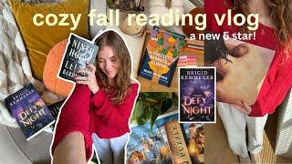 ULTIMATE FALL READING VLOG - fall tbr & finding a new 5 star!!!