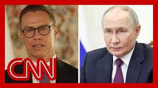 Finland's president says Putin made one of the biggest strategic mistakes in recent military history