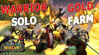 WoW Classic - Warrior SOLO Gold Farm!? 75g+/hr | NO gathering!