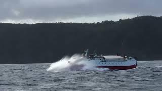 Bequia Express 1 in choppy seas (Part 3)