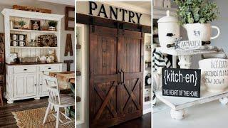 DIY Rustic Farmhouse style Kitchen decor Ideas | Home decor & Interior design| Flamingo Mango