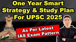 One Year Smart Strategy & Study Plan For UPSC 2025 | As Per Latest IAS Exam Pattern | Gaurav Kaushal