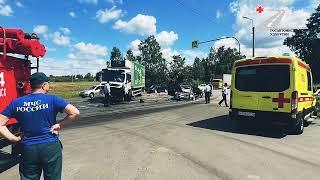 15.07.2024 Момент ДТП на трассе  Ижевск-Воткинск. Удмуртия.