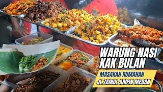 WARUNG NASI KAK BULAN. Jenis Masakan Rumahan Yang Banyak Disukai Pelanggannya. #masakanrumahan