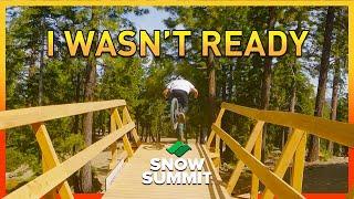 I braved these HUGE JUMPS! Snow Summit Jump Line Updates 2023