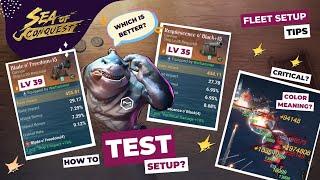 Sea of Conquest Tips to Test Setup: Colors Number, Damage Types, and Critical Hits