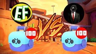 БИТВА СУНДУКОВ - HAPPYVORON ПРОТИВ EGORINO FUN В BRAWL STARS