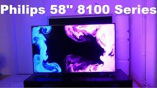 Philips 58'' 8100 Series (2020)4K Smart Tv Unboxing 