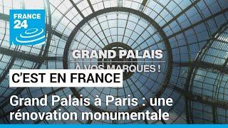 Dans les coulisses de la rénovation monumentale du Grand Palais à Paris • FRANCE 24