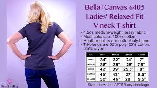 Bella+Canvas 6405 Ladies' Relaxed fit T-shirt Review