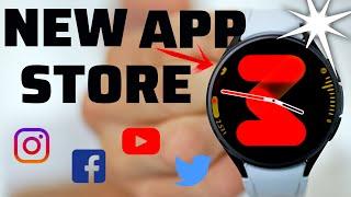 BIG NEWS - NEW App Store for Galaxy Watch 7/6/5/4 (Facebook Messenger, Instagram, Telegram)