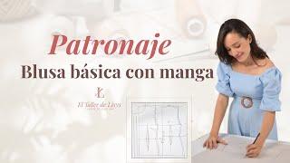 #2 Como trazar patron básico de blusa con manga (al final hay un regalo para ti)