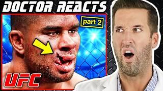 ER Doctor REACTS to Worst MMA Injuries in UFC History #2