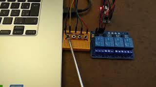 Test of USB-Serial converter (based on FT232RL) used as digital I/O with Python