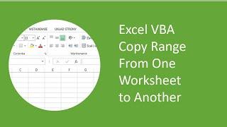 Excel VBA - Copy Range From One Worksheet to Another