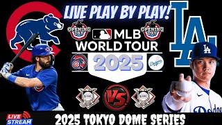 Los Angeles Dodgers vs Chicago Cubs  MLB  TOKYO SERIES LIVE  Play by Play Watch