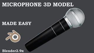 how to model a microphone in blender 2.91 easy guide step by step