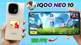 iQOO Neo 10 5G Bgmi Test | graphics Gyro settings, Battery test | iqoo Neo 10 full review 