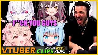 WHEN VTUBERS RAGE AGAIN | REACT and LAUGH to VTUBER clips #213