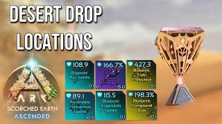 Desert Drop Locations | Easy LOOT Trick | SCORCHED EARTH | ARK: Survival Ascended