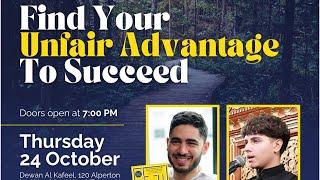 [LIVE] Find Your Unfair Advantage To Succeed - Hasnain Kubba - 2024/1446