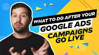 What To Do After Your Google Ads Campaigns Go Live