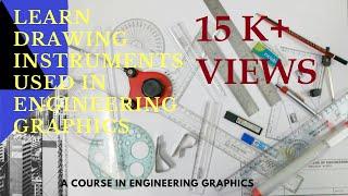 Learn Drawing Instruments used in Engineering Graphics