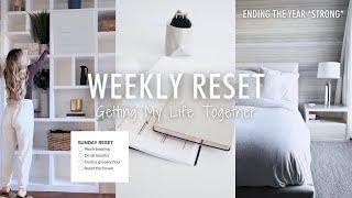 SUNDAY RESET | Cleaning, Costco haul, Organizing & Getting my Life Together