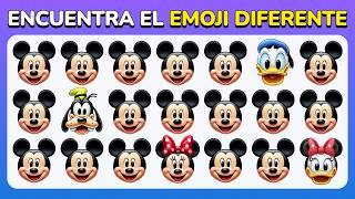 Encuentra el Diferente - Edición de Disney  | Fácil, Medio, Difícil, Experto - Quiz de Emojis