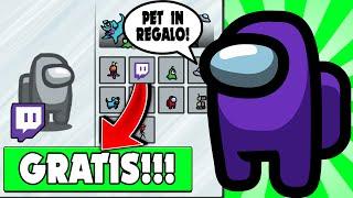 GUIDA per OTTENERE il TWITCH PET su AMONG US! 100% GRATIS