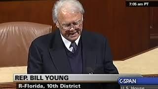 Rep. Bill Young  on Rabbi Jacob Luski, Congregation B'nai Israel, St. Petersburg, October 28, 2009